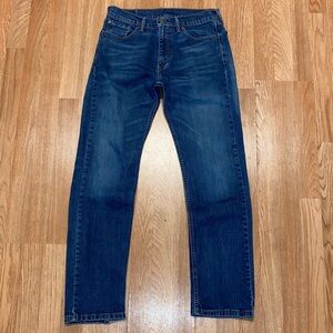 Levi's 505 Dark Blue Straight Leg Jeans 32 x 32